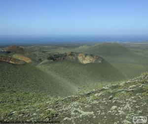 yapboz Volkanik manzara, Lanzarote